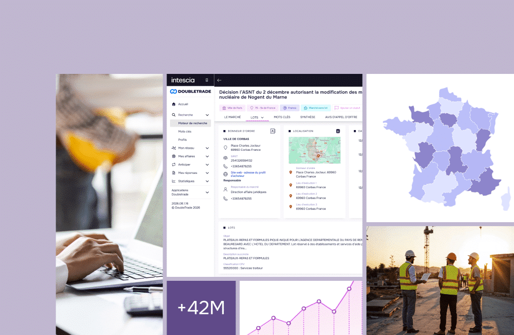 A platform for monitoring public and private tenders in the construction industry—discover Doubletrade