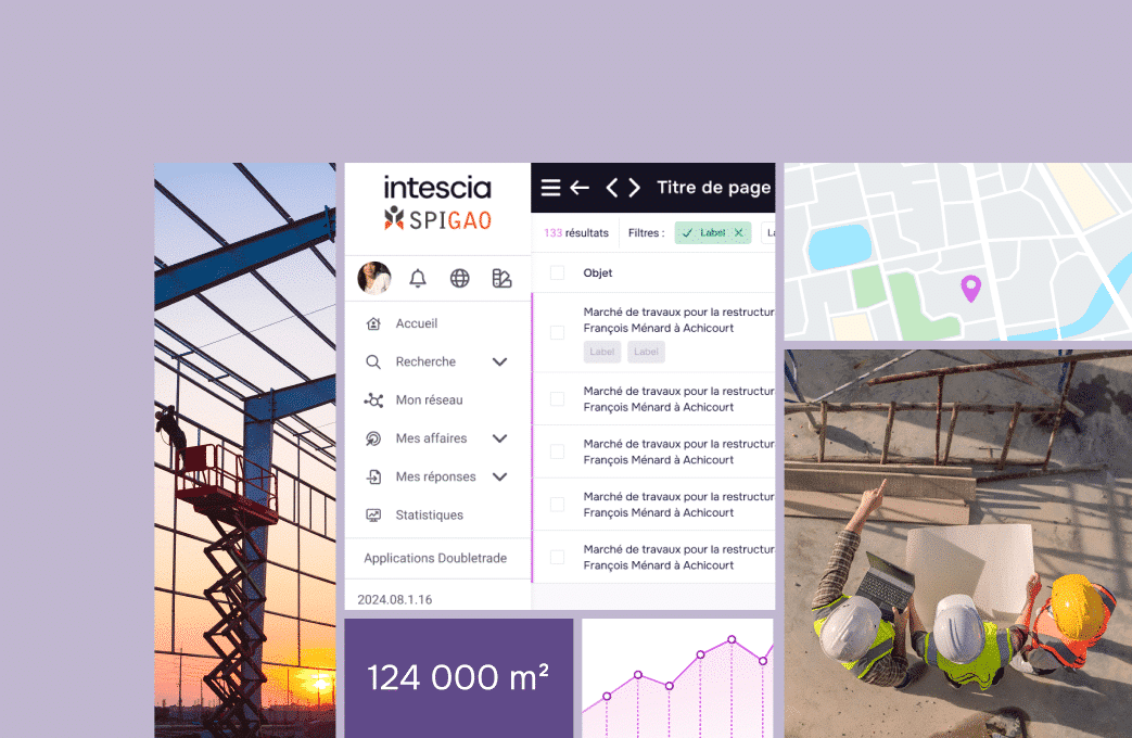 Spigao, plateforme de veille des projets industriels et des opportunités de prescription.